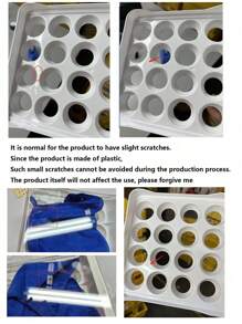 Organizador de almacenamiento de huevos con cajón de 2 capas, set de almacenamiento de huevos apilable de PET: apilable, de doble capa para máxima capacidad, soporte de huevos de plástico transparente ¡para tu refrigerador! Para uso en la cocina, para el Día de Pascua, bandejas de almacenamiento de huevos