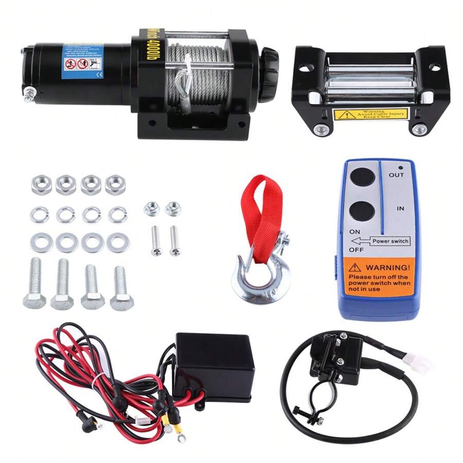 Smittybilt 2729 Kit Accessori Per Verricello ATV – Borsa, Cinghie, Snatch Block E Grilli, Per Recupero In Fuoristrada - 3