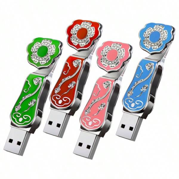 Disque dur USB 64 Go haute vitesse Creative U Disk, cadeau personnalisé pour ordinateur, système d'apprentissage, 128 Go, 32 Go