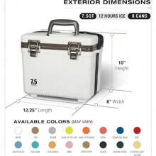 Air Tight, Drybox Cooler And Small Hard Shell Lunchbox For Men And Women