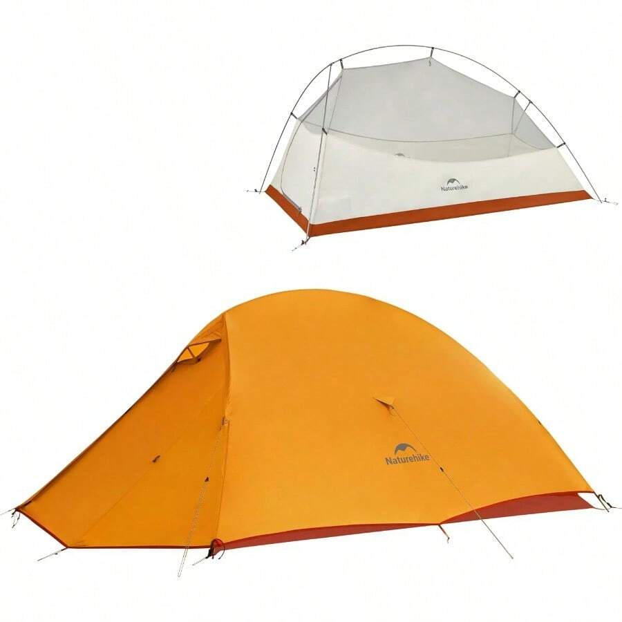 Cloud-Up 2 Person Tent Lightweight Backpacking Tent With Footprint - Free Standing Ultralight Camping Hiking Backpack Tents Two Person Tent - Cloud up Pro(Orange - 210T Polyester) - View 1