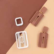 Set de 2 cortadores de arcilla en forma cuadrada, cortadores de arcilla polimérica en forma de rosquilla, cortadores de arcilla en forma rectangular para pendientes, set de cortadores de arcilla en forma de buzón, para hacer pendientes y kits de joyería