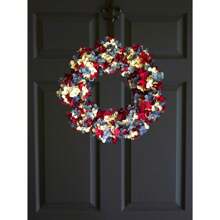 SPECTACULAR Red White Vintage Blue Wreath | 4th Of July Wreath | Independence Day Decor | Patriotic Wreath | Summer Wreath