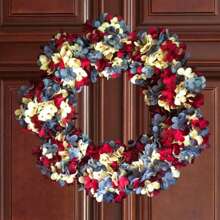SPECTACULAR Red White Vintage Blue Wreath | 4th Of July Wreath | Independence Day Decor | Patriotic Wreath | Summer Wreath