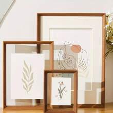 3 件装亚克力双面透明相框，休闲矩形单框，垂直设计，重量轻。适用于墙面艺术、双面透明海报、8 英寸、10 英寸、A4 照片或复活节、圣诞节等节日庆祝照片 - 彩色 - 查看 4