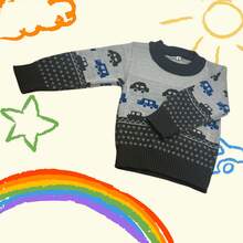 Warm Sweater For Children - Grey - View 4