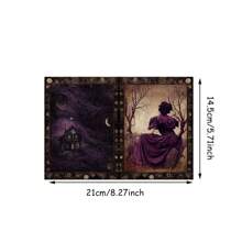 10 Stück lila Zauberhafte Material Papiere, Retro Europäisch Blumen Pflanzen Muster für Scrapbooking, festliche Dekoration, Grußkarten zum Selbermachen, Explosionsbox, Geschenkverpackung, Party Zubehör, Schulmaterial, Einschulung