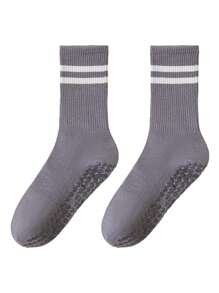 1 Paar Damen Grip Pilates Socken, rutschfeste Yoga Lässig Socken, geeignet für Barre Fitness, medizinisch lange Strumpfhosen Socken