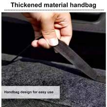 1PC Caja de almacenamiento de fieltro gris oscuro para coche, bolsa de almacenamiento para coche, caja de almacenamiento de fieltro suave agrandada y engrosada, caja de almacenamiento para el hogar - 2 mm (30-15-29 cm) - Ver 8