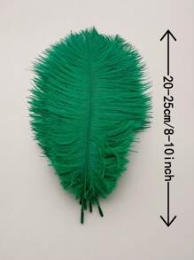 5pcs Artificial Ostrich Feather 20-25cm For Jewelry Making DIY Wedding Home Decoration Artificial Feather Table Centerpiece Crafts Clothes Accessories Cake Decoration - Multicolor - View 23