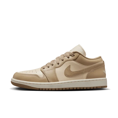  Air Jordan 1“沙漠迷彩”女子低帮复古篮球鞋，柔软舒适，防滑，米色，型号：DC0774-203