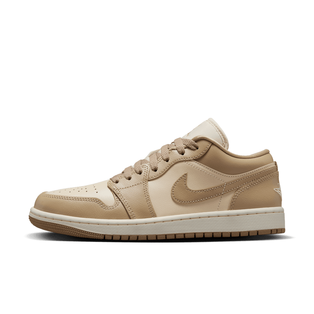  Air Jordan 1 "Desert Camo" Women's Low-Top Retro Basketball Shoes, Soft & Comfortable, Non-Slip , Beige Color, Model: DC0774-203