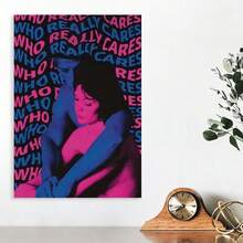 Framed Who Really Cares TV Girl Poster Music Posters For Room Aesthetic Canvas Wall Art Bedroom Decor - Framed - View 5