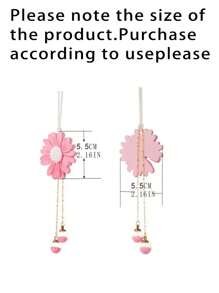1pc Flower Design Car Hanging Ornament