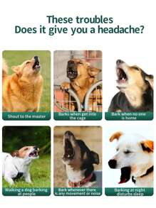 新款超声波猫狗防吠器，高功率三模式训狗器，免提，智能识别，自动防吠，10米范围，防止狗吠