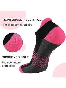 6 Pairs Women Casual Sports Ankle Socks For Daily Wear - Multicolor - View 6