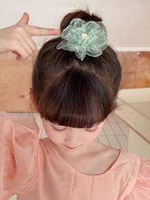 1 Stück Mori-Stil Mädchen Chiffon Blumen Prinzessin Haarclip