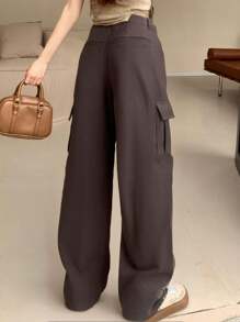 女士 裤子 - 咖啡棕 - 查看 2