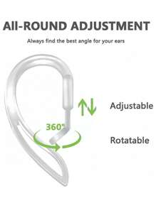 Silicone BT Earphone Strap Funda Con Cuerda | Universal Wireless Earbuds Accessories For All Models | Anti-Lost Sports & Travel Neck Chain
