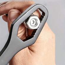 Universal Multifunctional Wrench, Adjustable Jaw Size (14-22Mm), Portable Manual Tool - Suitable For Automobiles And Household Use, Double Headed Hexagonal Wrench Set, Universal Size, Mechanical Manual Tool, Metal, Manual, Non Electric - Essential For Toolboxes