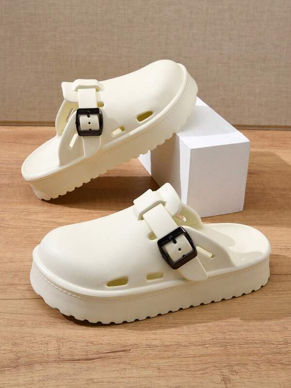 Chinelos femininos sem cadarço, antiderrapantes, respiráveis, confortáveis para ambientes internos e externos - sandálias estilo, sapatos da moda