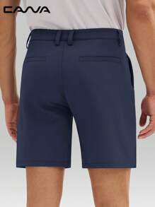 Cavva Pantaloncini da golf estivi da uomo da 7 pollici, ad asciugatura rapida, leggeri, traspiranti, con 6 tasche, adatti per lavoro, escursioni, pesca