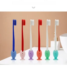 6pcs Silicone Fish-Shaped Toothbrush Covers, Anti-Dust Anti-Pollution Toothbrush Protectors, Portable Travel Toothbrush Cases, Also Can Be Used As Toothbrush Holders, Bathroom Useful Tools Back To School