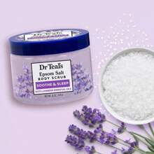Dr Teal's Exfoliate & Renew Lavender Epsom Salt Body Scrub - 16oz - 1 - Xem 7