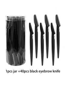 170件套+收纳盒，包含多色眉毛修剪器和剃须刀套装，眉毛修剪器和剃须刀，化妆品，价格实惠，房间装饰，梳妆台，旅行，卧室，化妆配件，眉毛剃刀，价格实惠，圣诞礼物，化妆品，化妆工具，经济实惠，礼物，女士礼物，圣诞礼物 - 黑色 - 查看 24