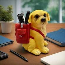 1 Pc Cute Puppy Pen Holder, Suitable For Office And Home, Companion Gift - Multicolor - View 8