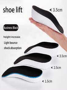 1 Pair Women's Invisible Height Increasing Insoles, No Odor, Shock Absorbent, Comfortable, Soft, Increasing 7cm Height, Half Pad For Women - 7 Point Height Increasing Insole - View 14
