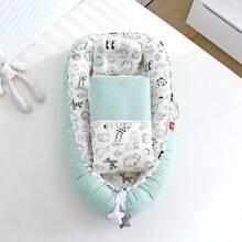 可拆卸便携式婴儿床、仿生婴儿躺椅、婴儿枕头、旅行婴儿床