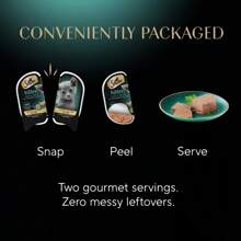 Portions Salmon, Chicken And Seafood Flavor Soft Pate Kitten Wet Food - 31.7oz/12ct - 1 - View 3