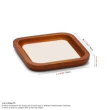 Oirlv Solid Wood Jewelry Tray One Piece Bracelet Ring Display Props Jewelry Organizer Holder Necklace Case Display Stand Jewelry Store Plate