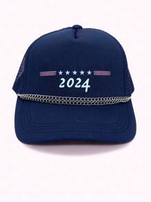 Tucker Hat Chain Baseball Hat Lant Decor Lant Stone Beads Acrilic Linked Hat Chain