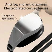 1 Par de Gafas de Natación Antivaho de Moda, Visión Clara de Alta Definición - Impermeables, Correa Ajustable, Diseño Unisex, Adecuadas para Entrenamiento de Natación y Deportes Acuáticos, Esenciales de Playa, Accesorios de Playa, Flotador de Piscina - Multicolor - Ver 6