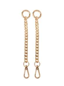 2 Pcs Women Purse Strap Extender Chain For Handbags - Exquisite Replacement Chain Strap - Multicolor - View 14