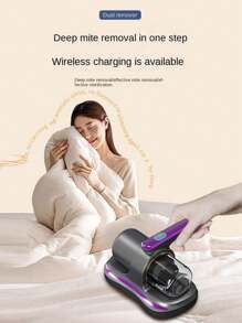 1 Stück Mini Handstaubsauger gegen Staubmilben, wiederaufladbar für den Hausgebrauch