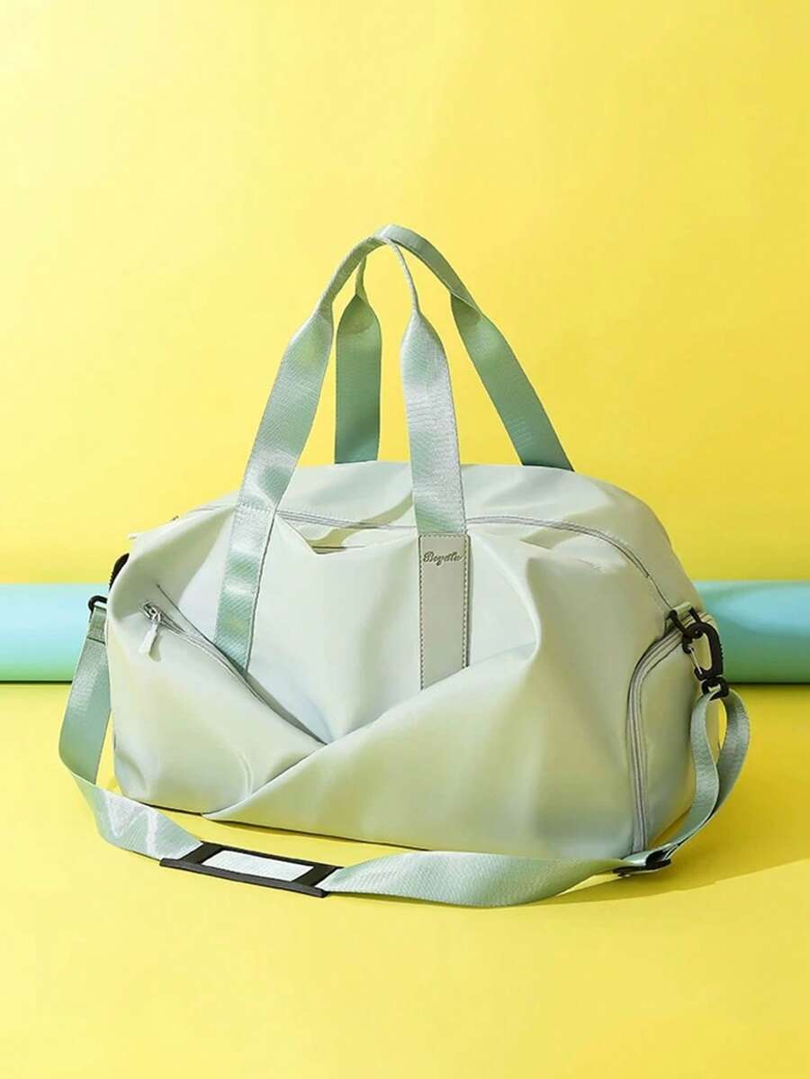 BAIGETU Women Waterproof Swim Bag With Dry & Wet Separation, Fitness Bag For Men Large Capacity Sports Luggage Travel Handbag - Green - View 1