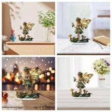 1 件波西米亚风格骑马家庭精灵亚克力装饰品，适合家庭、办公室和咖啡厅 - 独特的美国原住题礼物 - 彩色 - 查看 10