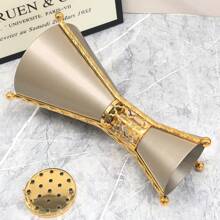 WINON 1 Peça Queimador de Incenso Escultura Bicolor Feita de Ferro, Modelo Novo de 2024 - MABKHARA