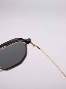 Polarized Magnetic Clip-On Glasses Frame, 2-In-1 Double-Bridge Large Frame Myopia Glasses, Flattering And Slimming