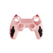Funda protectora de silicona para el controlador de juego P5, diseño antideslizante con llamas, resistente a arañazos y caídas, accesorios para consolas de juegos