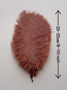 5pcs Artificial Ostrich Feather 20-25cm For Jewelry Making DIY Wedding Home Decoration Artificial Feather Table Centerpiece Crafts Clothes Accessories Cake Decoration - Multicolor - View 29