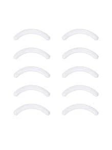 11 件不锈钢睫毛夹，配有替换硅胶垫，便携式睫毛夹，卷曲造型，眼部化妆工具，免睫毛，睫毛提升，大眼睛，柔软，长效自然睫毛化妆工具，使用舒适 - 彩色 - 查看 7