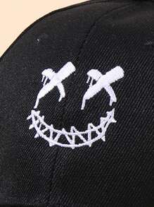 1 pieza Gorra de béisbol ajustable bordada para niños, sombrero casual con protección solar para exteriores adecuado para niños y niñas, primavera/otoño, viajes, playa