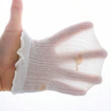 4 Pairs Mixed Baby Cotton Breathable Mesh Short Socks, Girls&Boys Summer Thin Lace Trim Ankle Socks