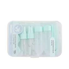 Set de 6/10/11 piezas de botellas/contenedores de viaje reutilizables, surtido versátil, a prueba de fugas, adecuado para gel de ducha, champú, cuidado de la piel, cosméticos, artículos esenciales de viaje, de vuelta a la escuela