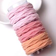 7 peças/Conjunto de Elásticos para Cabelo, Elásticos para Cabelo de Criança Elásticos, Pequenas Minibandas para Cabelo Suaves Porta-Rabos de Cabelo Acessórios para Cabelo, Multicoloridas