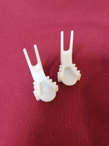 2pcs/Set Bird Vegetable & Fruit Clip Parrot, Cockatiel, Cockatoo Biting & Feeding Cage Accessories - Apricot - View 22